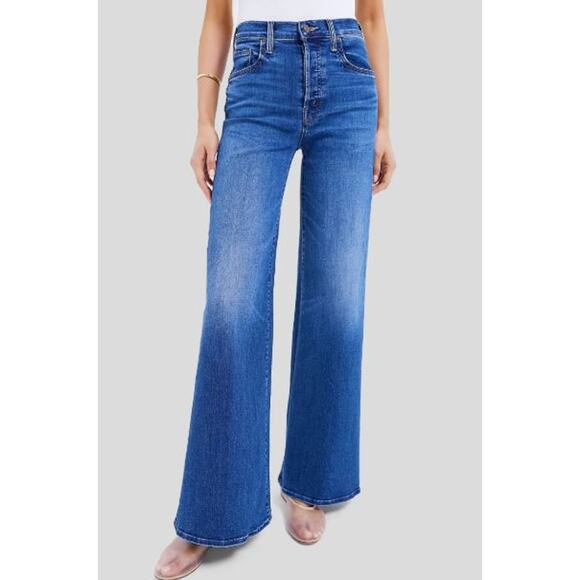 MOTHER Blue Flare & Wide Leg Jeans - Picture 4 of 14